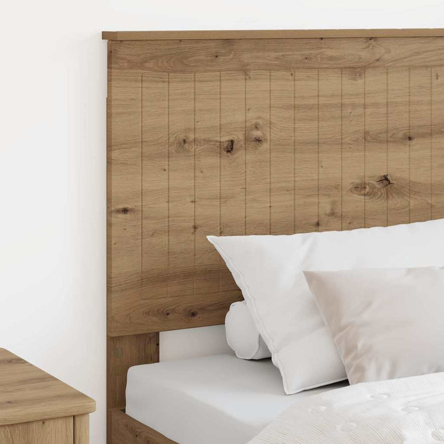 Hoofdbord met hoofdeinde Artisan Eiken 90 cm Bewerkt hout