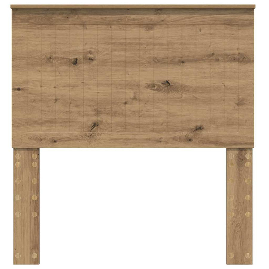 Hoofdbord met hoofdeinde Artisan Eiken 90 cm Bewerkt hout