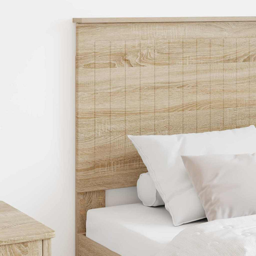 Hoofdbord met hoofdeinde Sonoma Eiken 80 cm Bewerkt hout