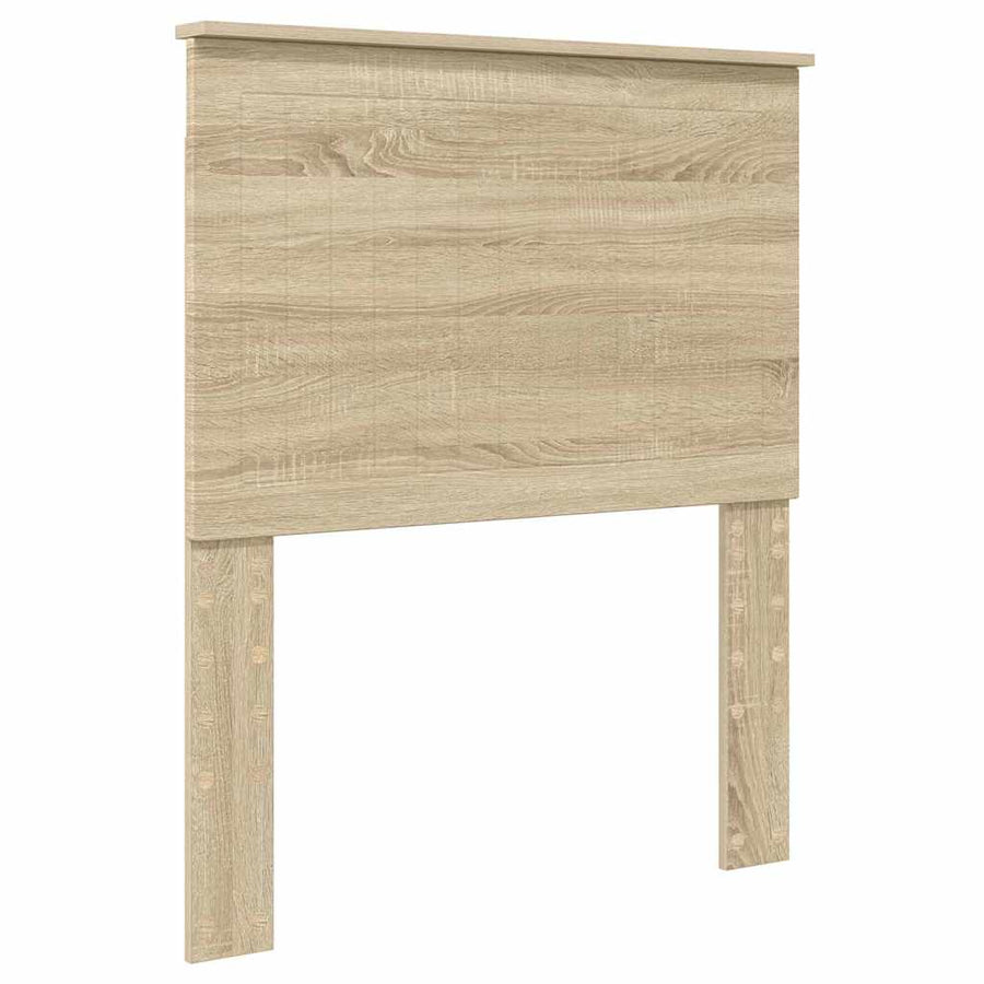 Hoofdbord met hoofdeinde Sonoma Eiken 80 cm Bewerkt hout