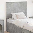 Headboard with Headboard Concrete Grey 80 cm Engineered wood