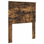Hoofdbord 83x7x100 cm gerookt eiken bewerkt hout