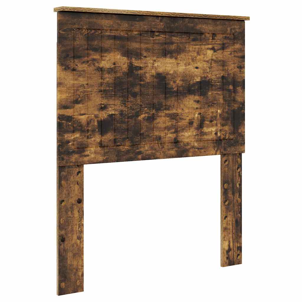 Hoofdbord met hoofdeinde Gerookt eiken 80 cm Bewerkt hout