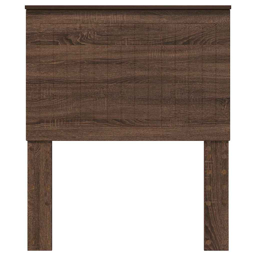 Hoofdbord met hoofdeinde Bruin Eiken 80 cm Bewerkt hout