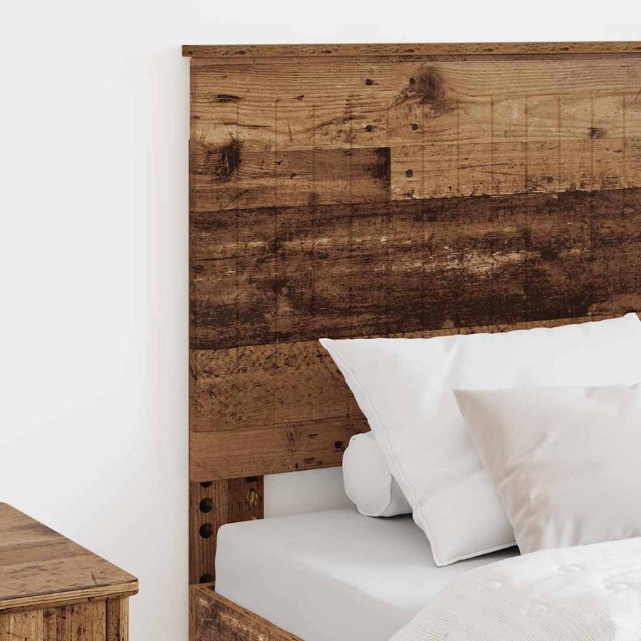 Hoofdbord met hoofdeinde Oud Hout 80 cm Bewerkt hout