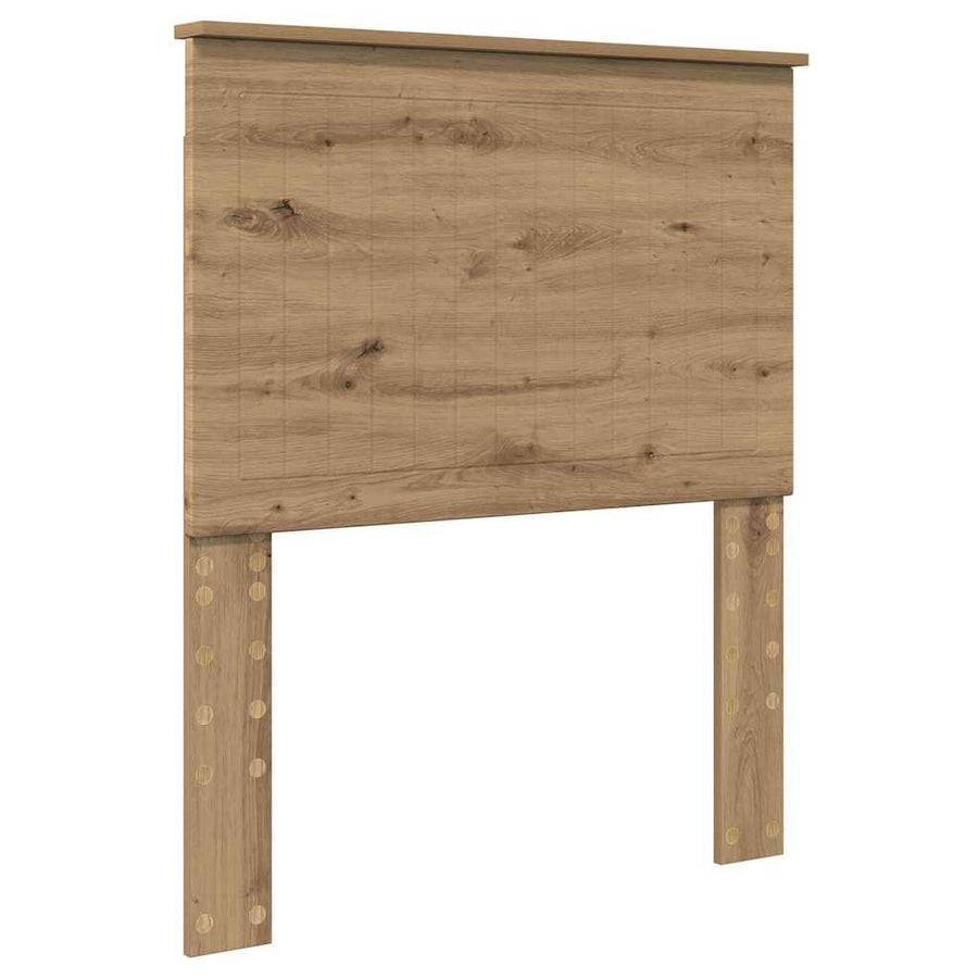 Hoofdbord met hoofdeinde Artisan Eiken 80 cm Bewerkt hout