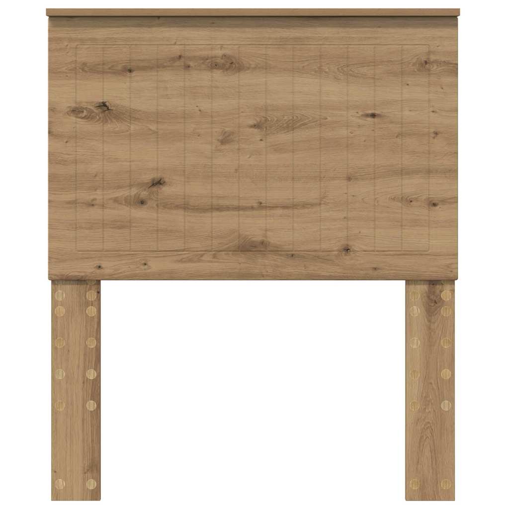 Hoofdbord met hoofdeinde Artisan Eiken 80 cm Bewerkt hout