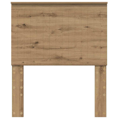 Hoofdbord met hoofdeinde Artisan Eiken 80 cm Bewerkt hout