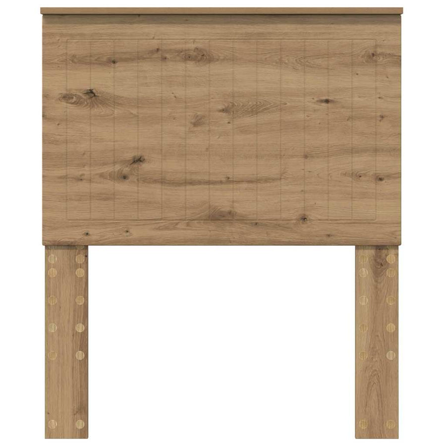 Hoofdbord met hoofdeinde Artisan Eiken 80 cm Bewerkt hout