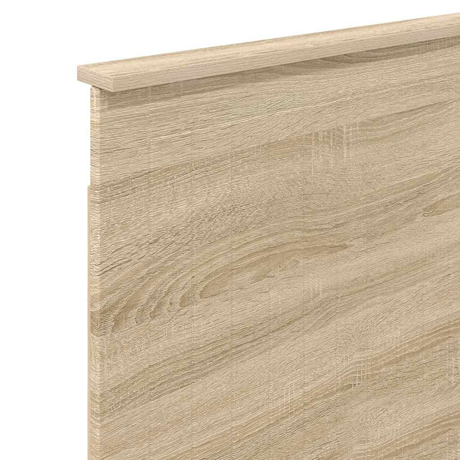 Hoofdbord met hoofdeinde Sonoma Eiken 75 cm Bewerkt hout