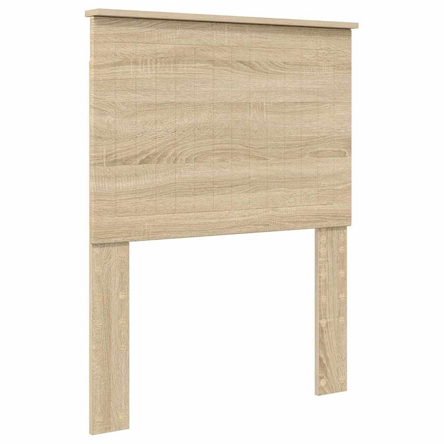 Hoofdbord met hoofdeinde Sonoma Eiken 75 cm Bewerkt hout