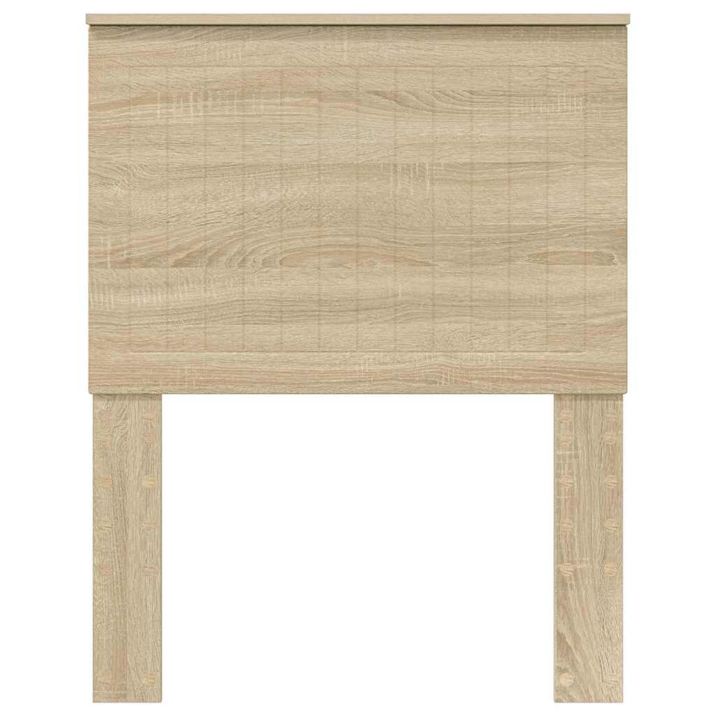Hoofdbord met hoofdeinde Sonoma Eiken 75 cm Bewerkt hout