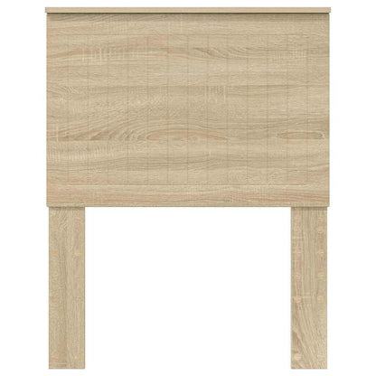 Hoofdbord met hoofdeinde Sonoma Eiken 75 cm Bewerkt hout