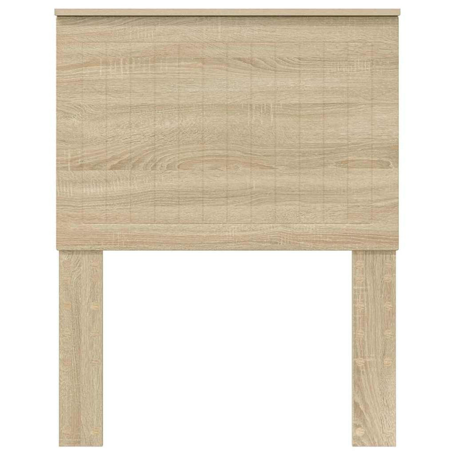 Hoofdbord met hoofdeinde Sonoma Eiken 75 cm Bewerkt hout