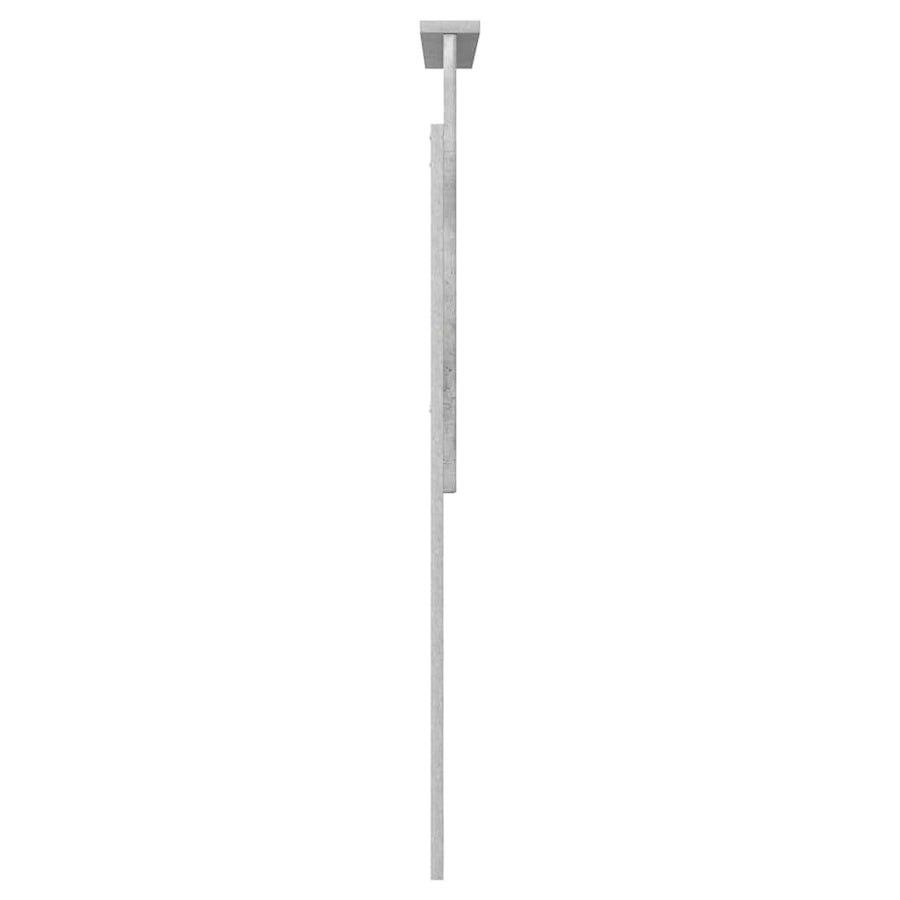 Hoofdbord met hoofdeinde Beton Grijs 75 cm Bewerkt hout