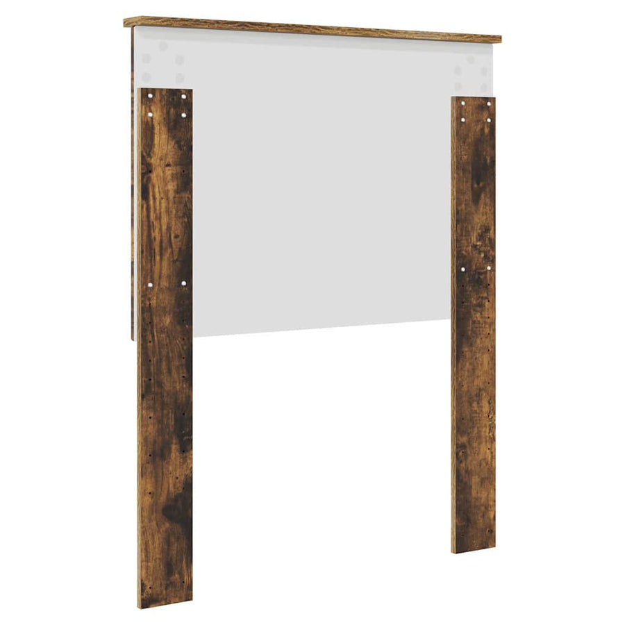 Hoofdbord met hoofdeinde Gerookt eiken 75 cm Bewerkt hout
