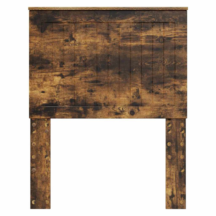 Hoofdbord met hoofdeinde Gerookt eiken 75 cm Bewerkt hout
