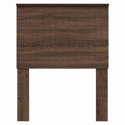 Hoofdbord met hoofdeinde Bruin Eiken 75 cm Bewerkt hout