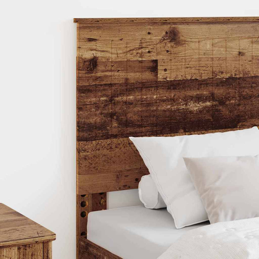 Hoofdbord met hoofdeinde Oud Hout 75 cm Bewerkt hout