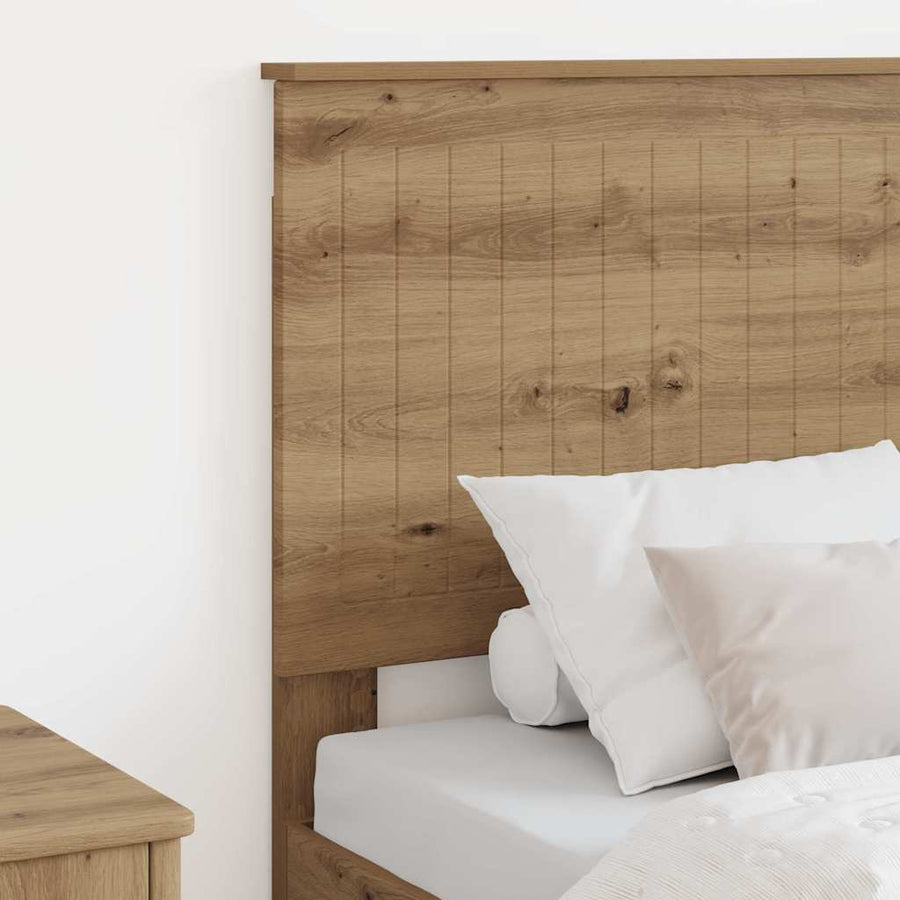Hoofdbord met hoofdeinde Artisan Eiken 75 cm Bewerkt hout