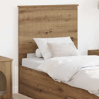 Hoofdbord Artisan eiken 78x7x100 cm bewerkt hout