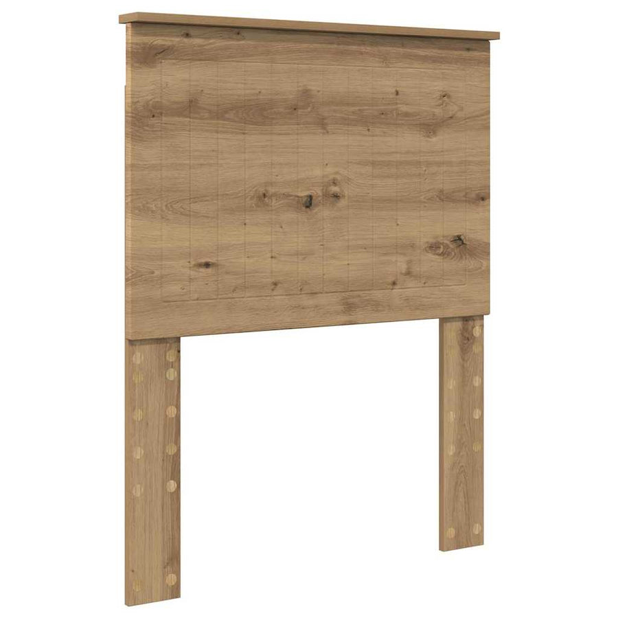 Hoofdbord met hoofdeinde Artisan Eiken 75 cm Bewerkt hout