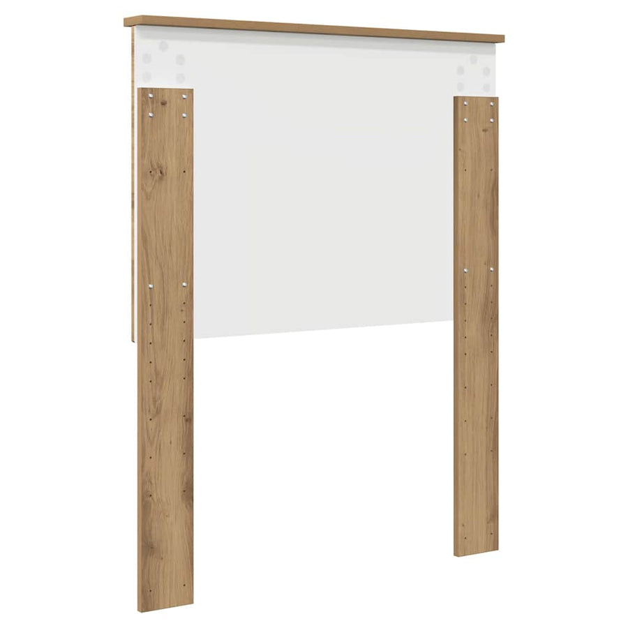 Hoofdbord met hoofdeinde Artisan Eiken 75 cm Bewerkt hout