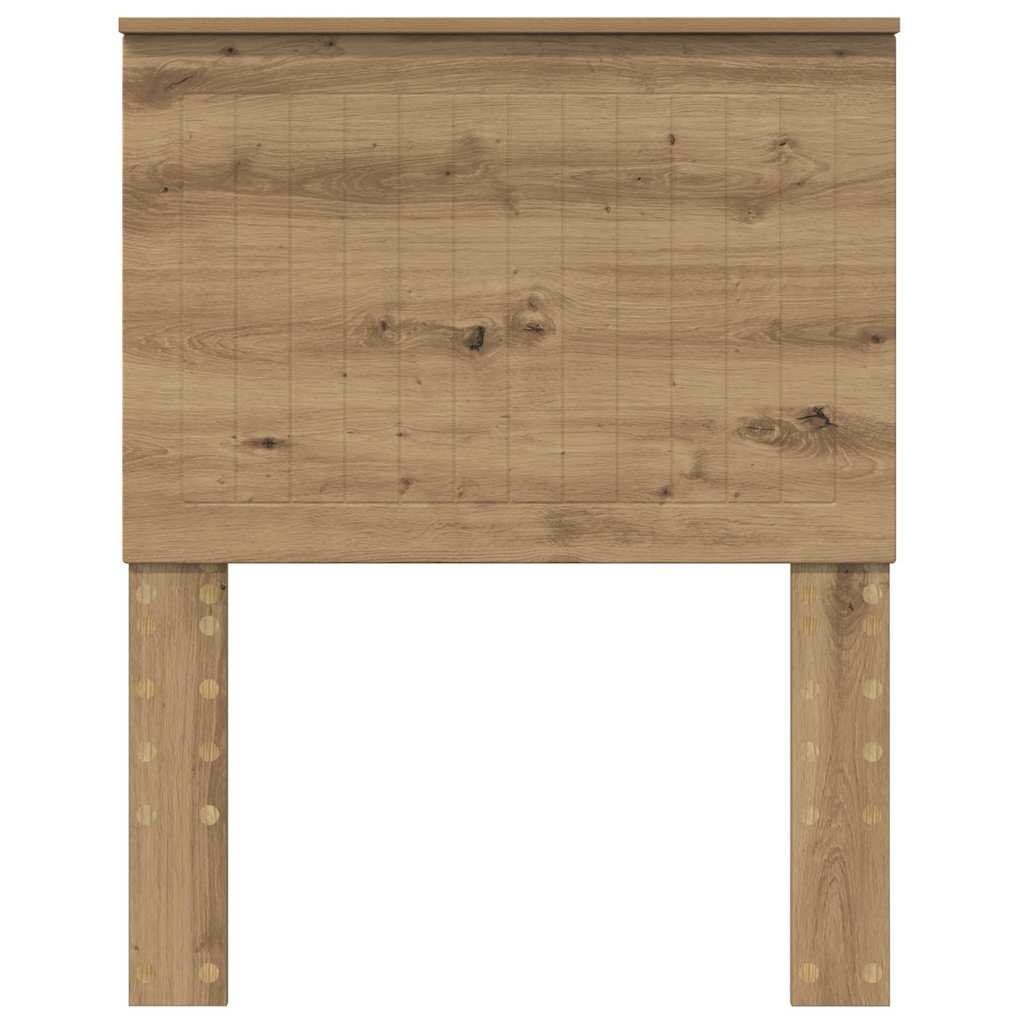 Hoofdbord met hoofdeinde Artisan Eiken 75 cm Bewerkt hout