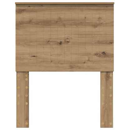 Hoofdbord met hoofdeinde Artisan Eiken 75 cm Bewerkt hout