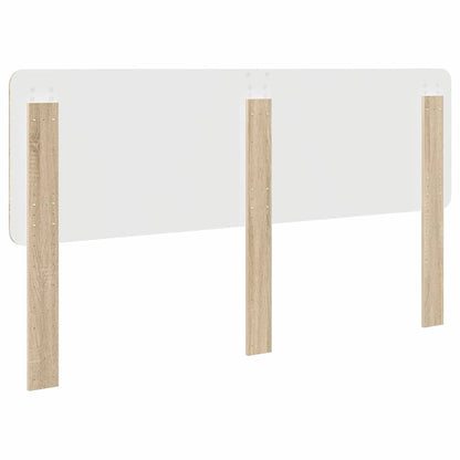 Hoofdbord met hoofdeinde Sonoma Eiken 200 cm Bewerkt hout