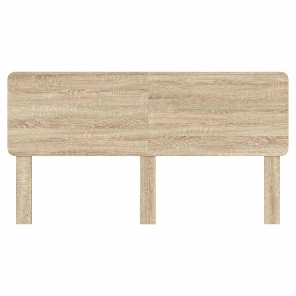 Hoofdbord met hoofdeinde Sonoma Eiken 200 cm Bewerkt hout