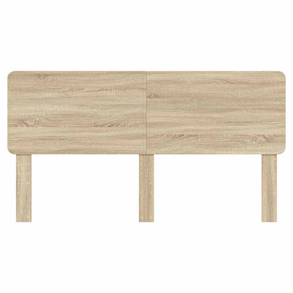 Hoofdbord met hoofdeinde Sonoma Eiken 200 cm Bewerkt hout
