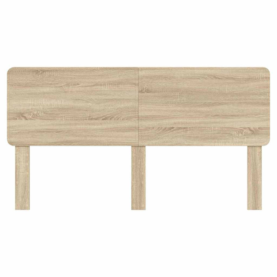 Hoofdbord met hoofdeinde Sonoma Eiken 200 cm Bewerkt hout