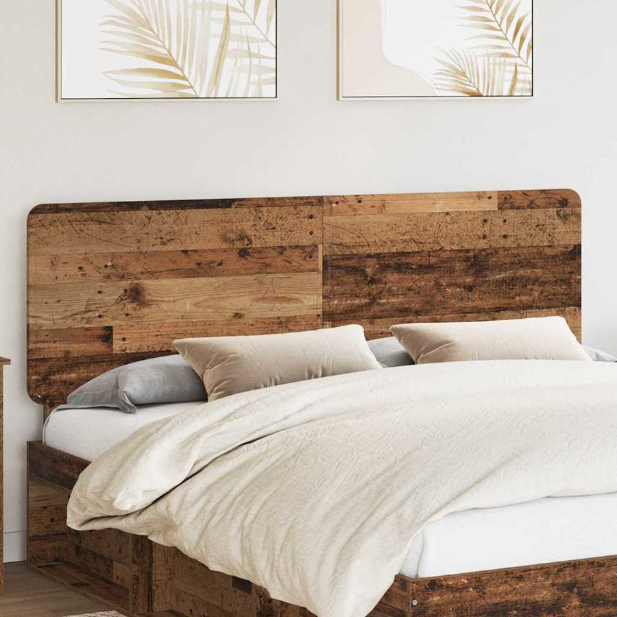 Hoofdbord met hoofdeinde Oud Hout 200 cm Bewerkt hout