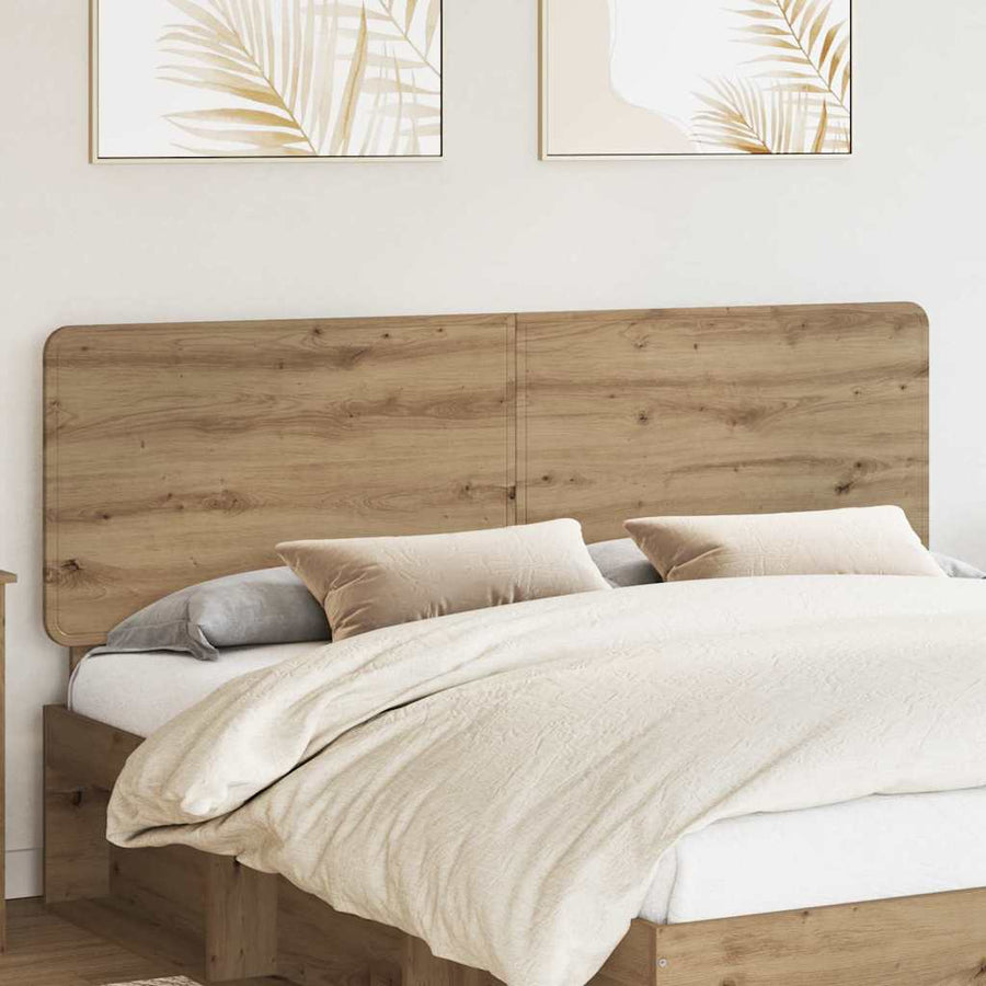 Hoofdbord met hoofdeinde Artisan Eiken 200 cm Bewerkt hout