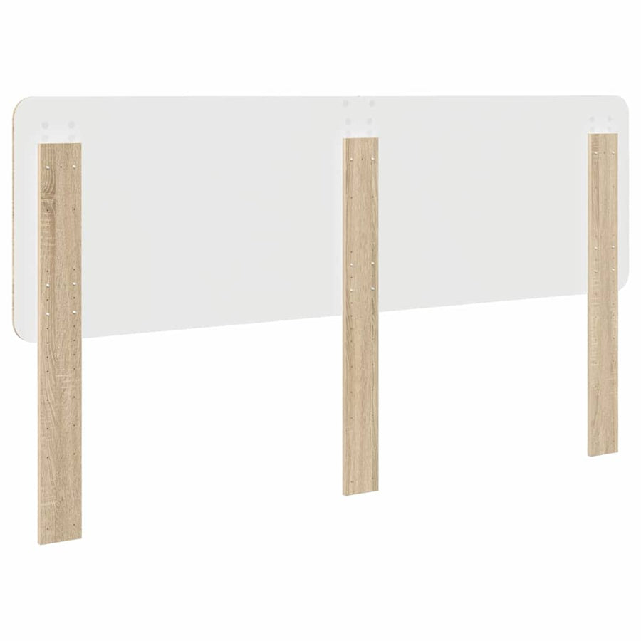 Hoofdbord met hoofdeinde Sonoma Eiken 180 cm Bewerkt hout