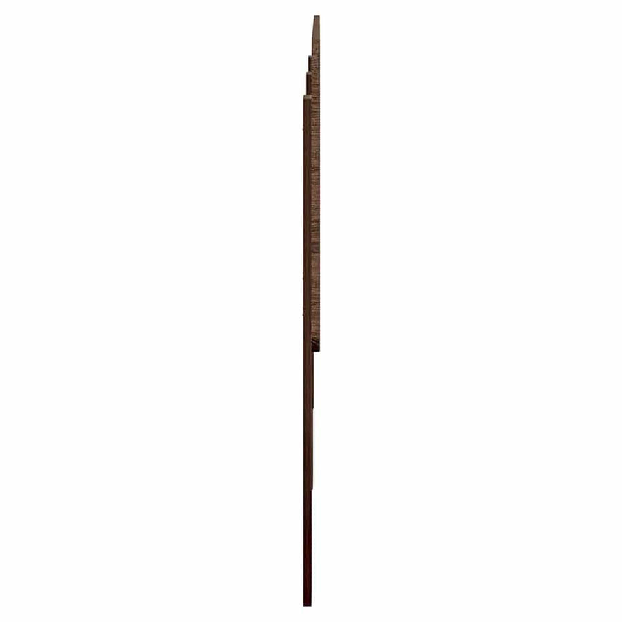 Hoofdbord met hoofdeinde Bruin Eiken 180 cm Bewerkt hout