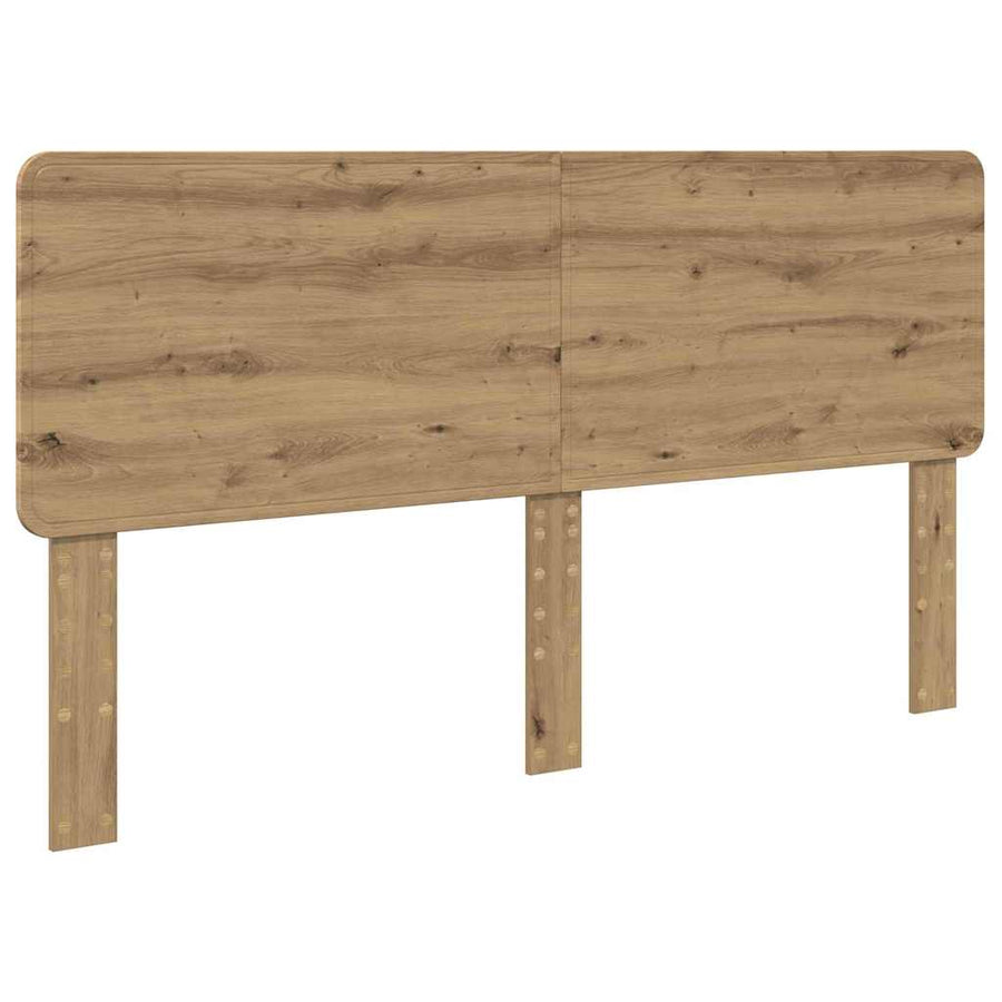 Hoofdbord met hoofdeinde Artisan Eiken 180 cm Bewerkt hout
