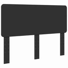 Hoofdbord met hoofdeinde Zwart Eiken 160 cm Bewerkt hout