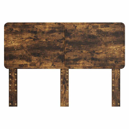 Hoofdbord met hoofdeinde Gerookt eiken 160 cm Bewerkt hout