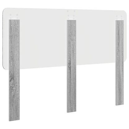 Hoofdbord met hoofdeinde Grijs Sonoma 160 cm Bewerkt hout
