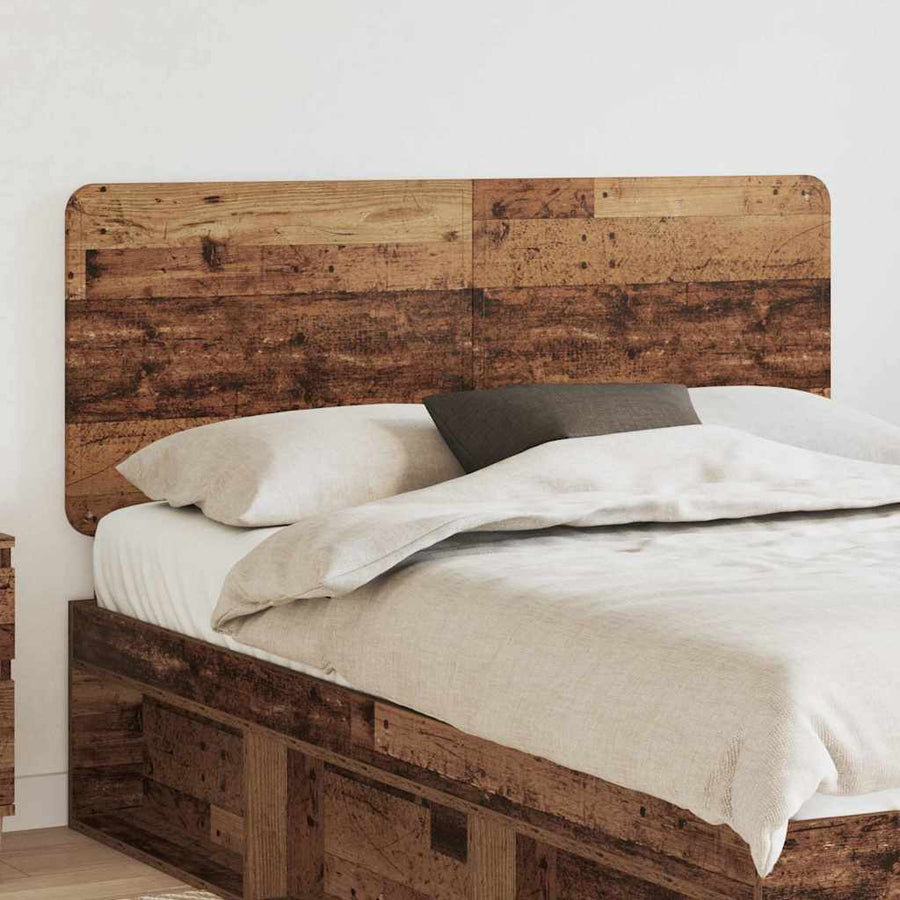 Hoofdbord met hoofdeinde Oud Hout 160 cm Bewerkt hout