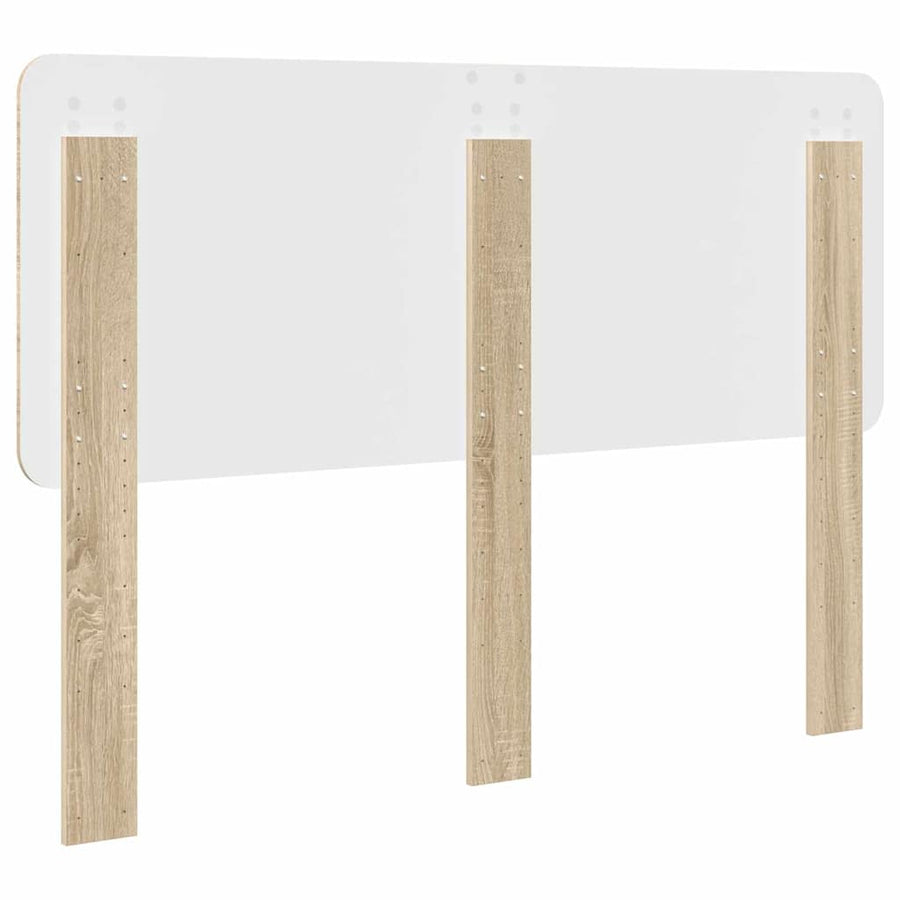 Hoofdbord met hoofdeinde Sonoma Eiken 150 cm Bewerkt hout