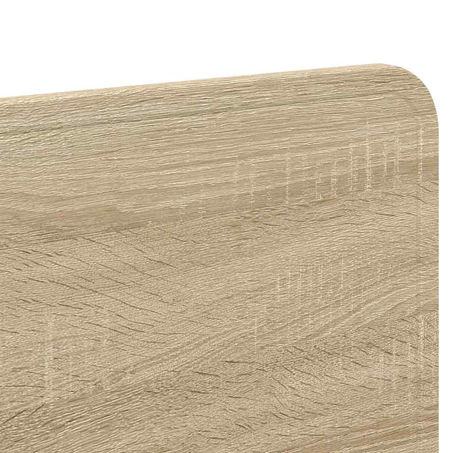 Hoofdbord met hoofdeinde Sonoma Eiken 140 cm Bewerkt hout