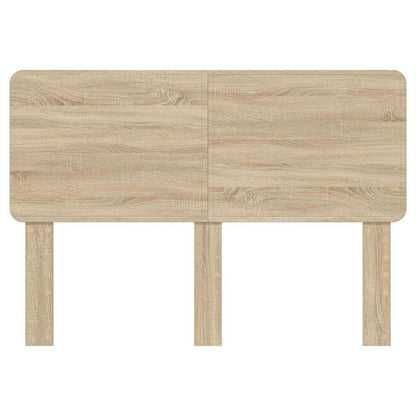 Hoofdbord met hoofdeinde Sonoma Eiken 140 cm Bewerkt hout