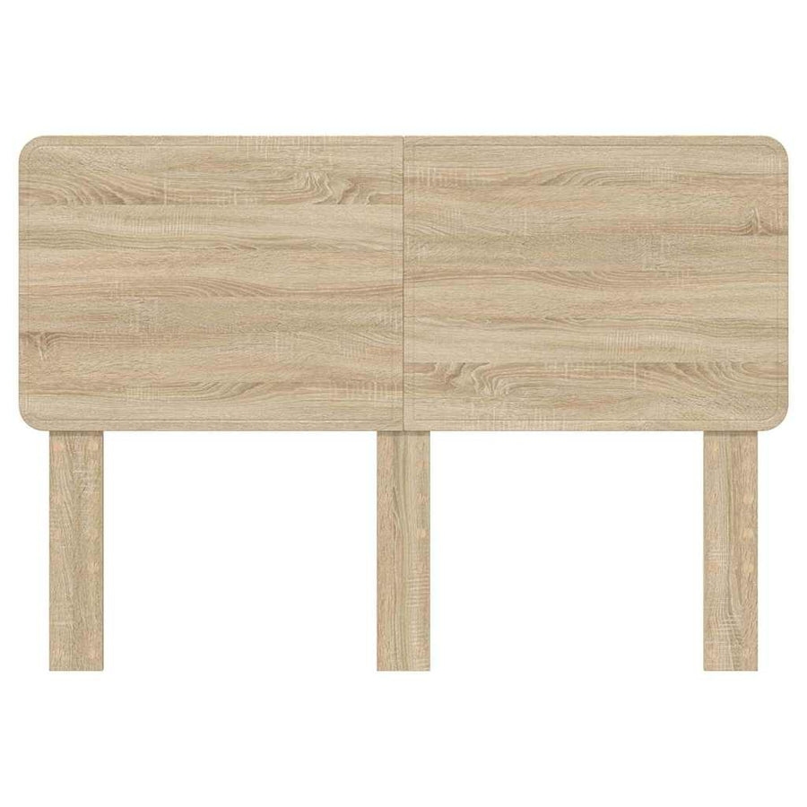 Hoofdbord met hoofdeinde Sonoma Eiken 140 cm Bewerkt hout