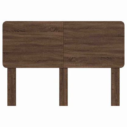 Hoofdbord met hoofdeinde Bruin Eiken 140 cm Bewerkt hout