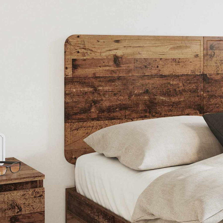 Hoofdbord met hoofdeinde Oud Hout 140 cm Bewerkt hout