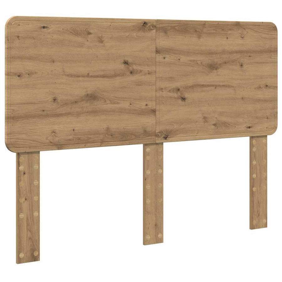 Hoofdbord met hoofdeinde Artisan Eiken 140 cm Bewerkt hout