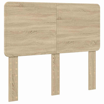 Hoofdbord met hoofdeinde Sonoma Eiken 135 cm Bewerkt hout